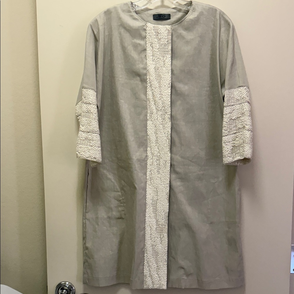 She’s So coat dress Style Dress with snap closure & elastic stretch belt Sz. 6